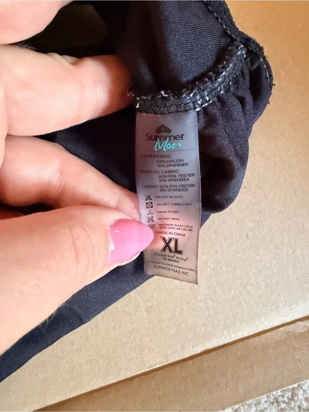Maternity Black Ribbed Button-Front Bikini Set - Picture 2 of 6